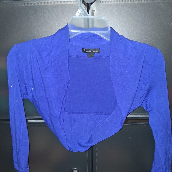 Twentyone SMALL Royal Blue Cardigan - Picture 2 of 4
